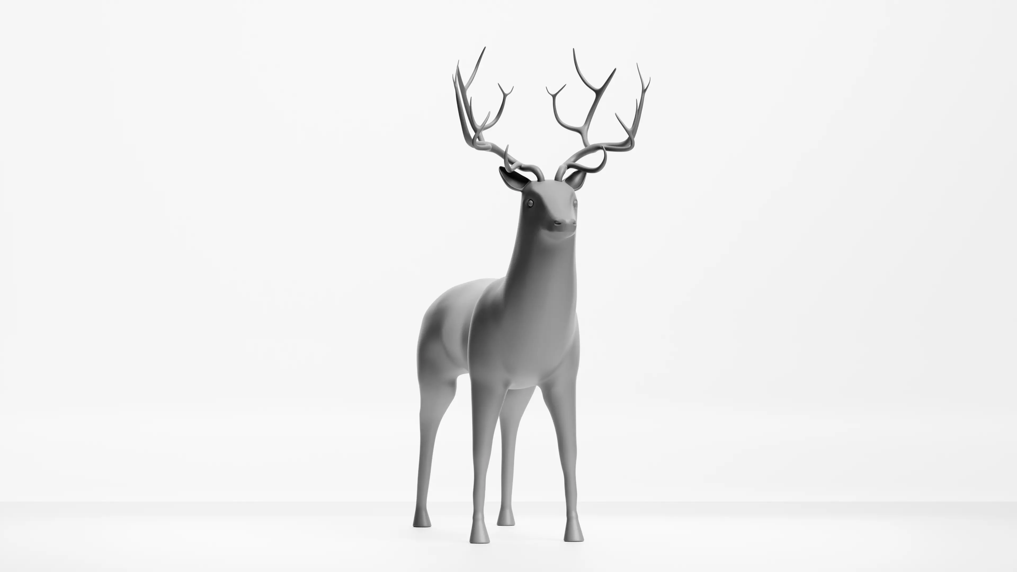 Deer Figure 3D print model
