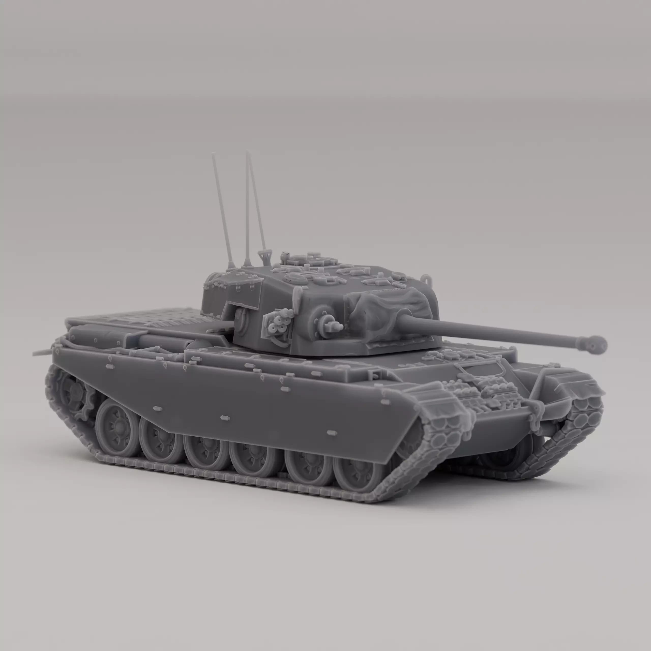 A41 Centurion Mk 1 MBT United Kingdom WWII 1945 3D print model