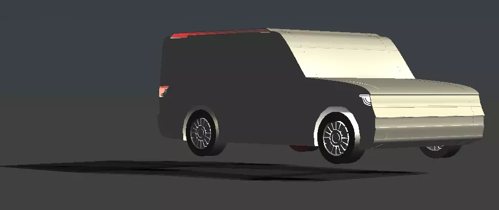 Cargo Van 3D print model