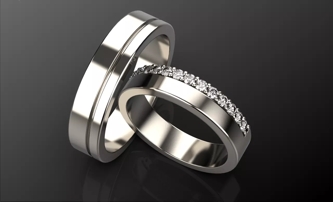 Love ring 003 3D print model