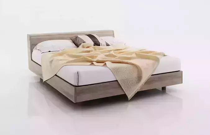 Brown bed linen