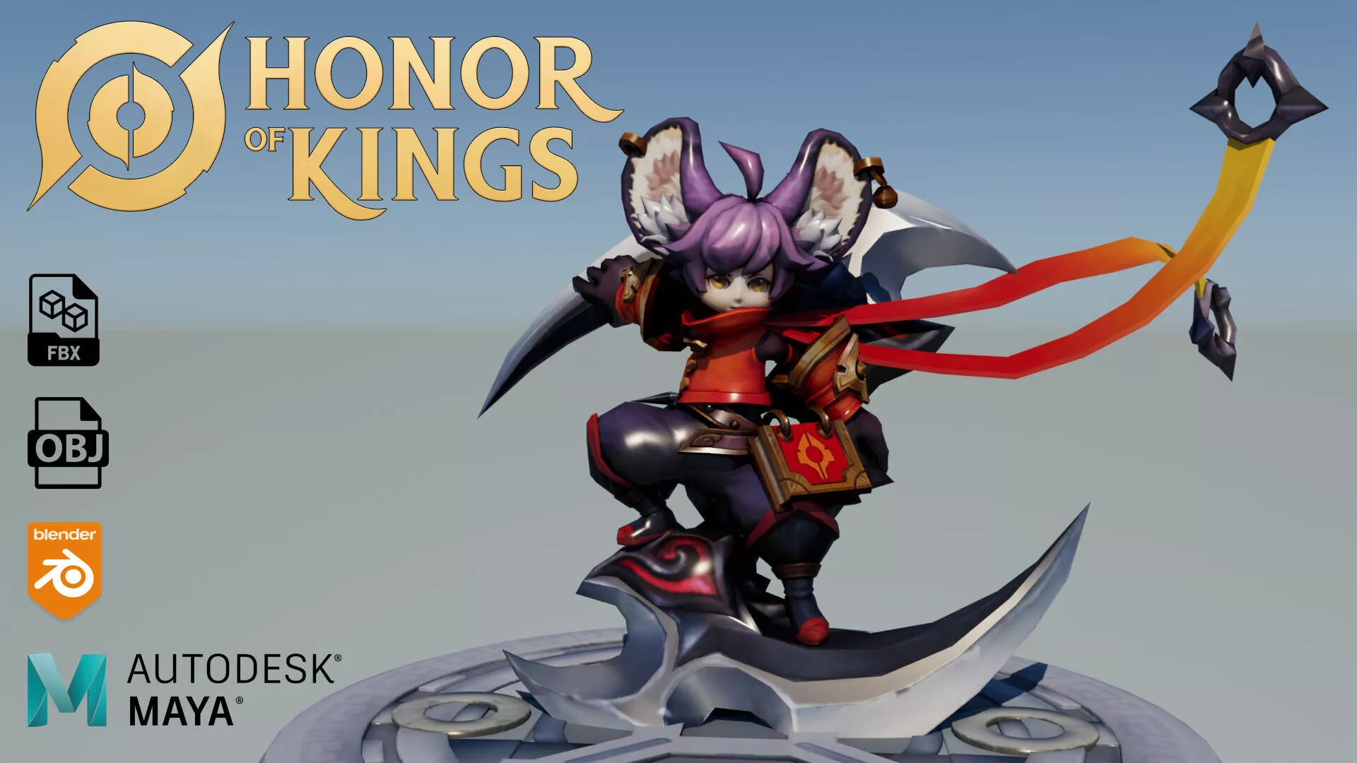 FANG - HONOR OF KINGS 3D print model