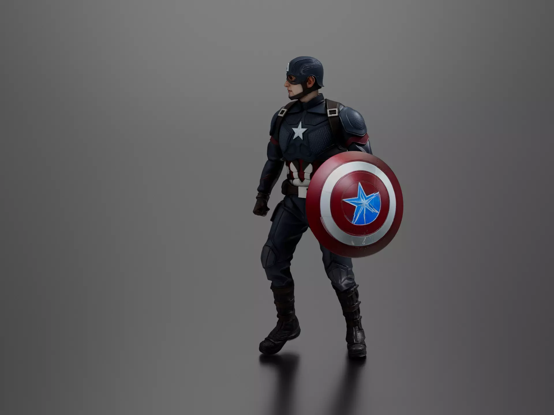 Captain America 3D print model
