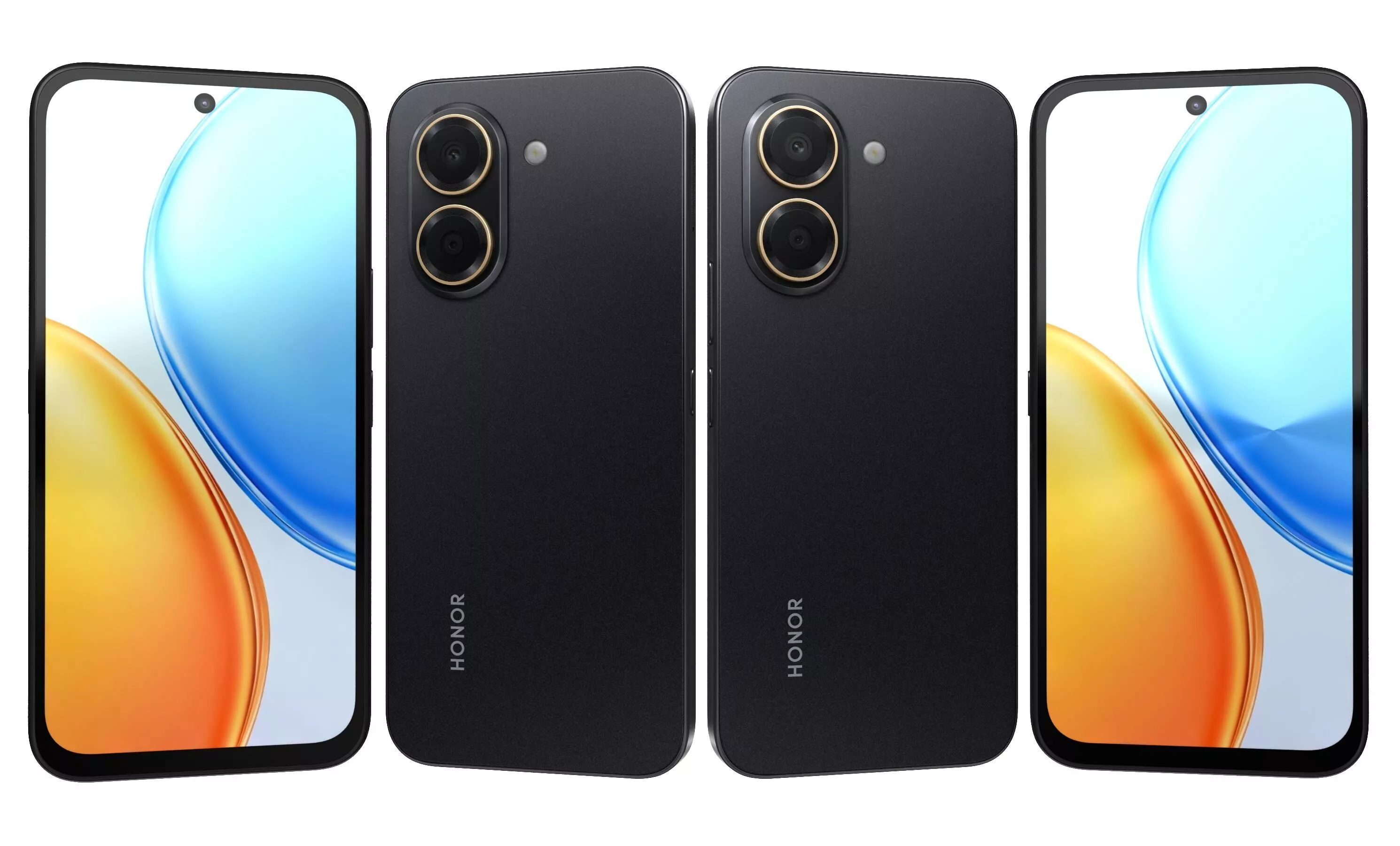 Honor X7e Black 3D model