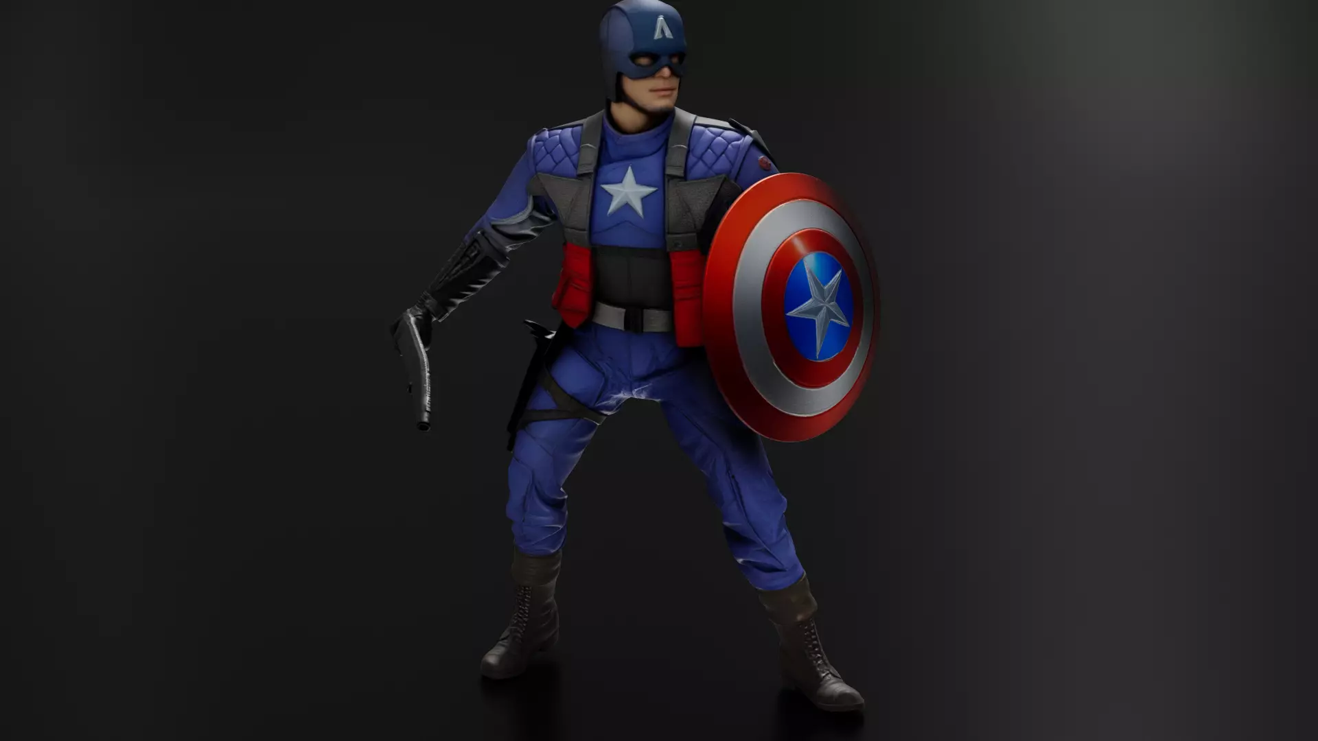 Captain America 2 3D print model