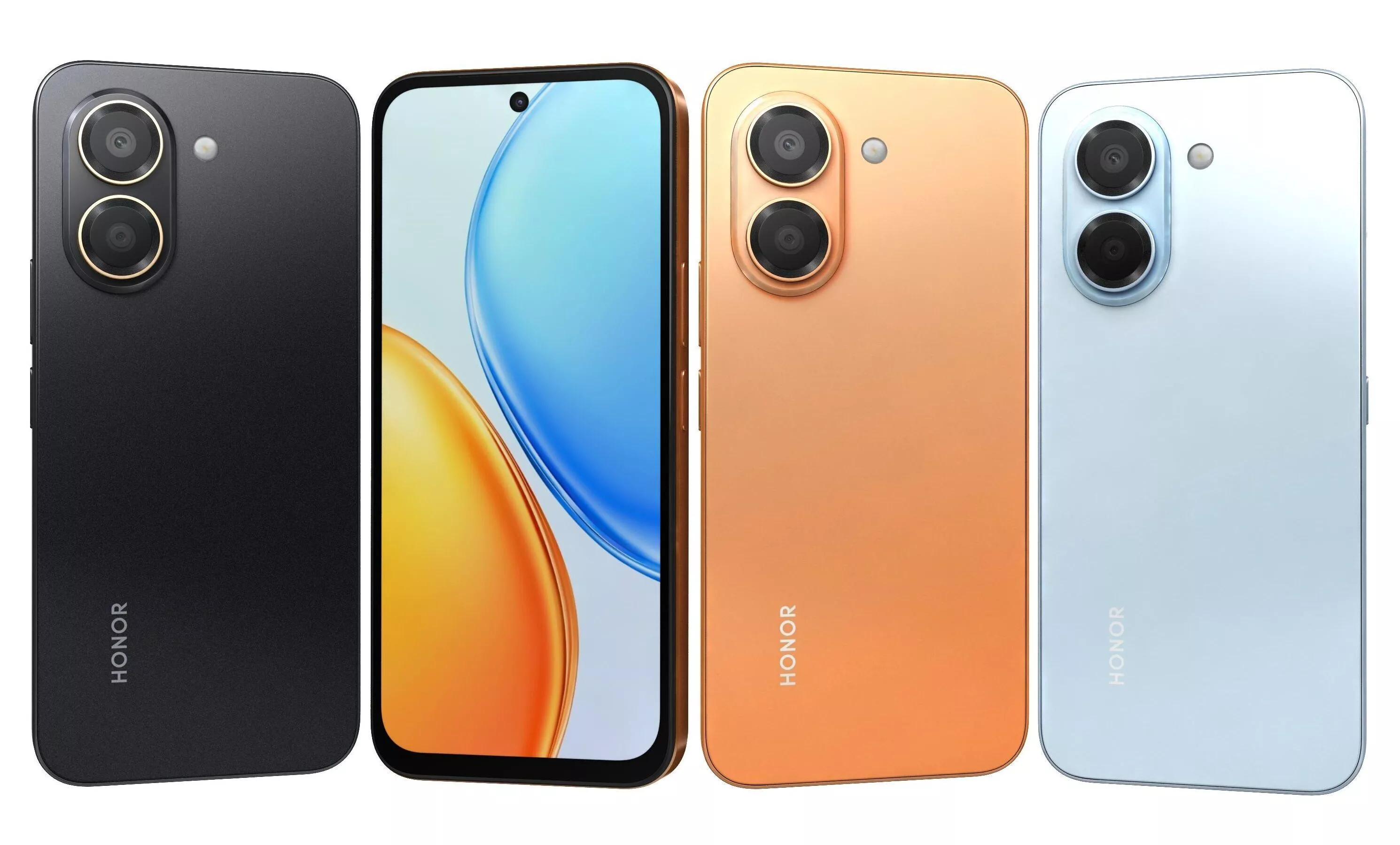 Honor X7e All Colors 3D model