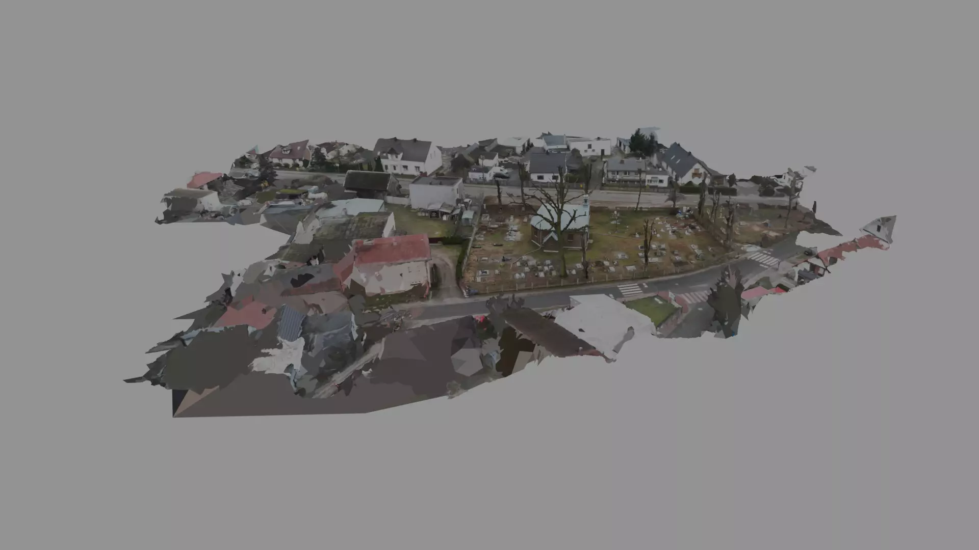 Small Rural Environment Photogrammetry 3D Model 3D model
