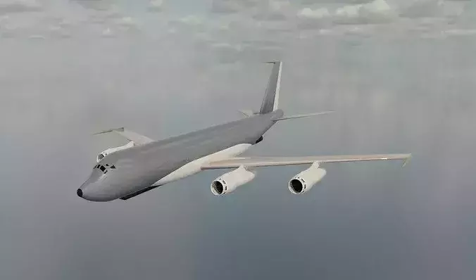 RC-135A Style Military Jet - Custom 1950s Transport