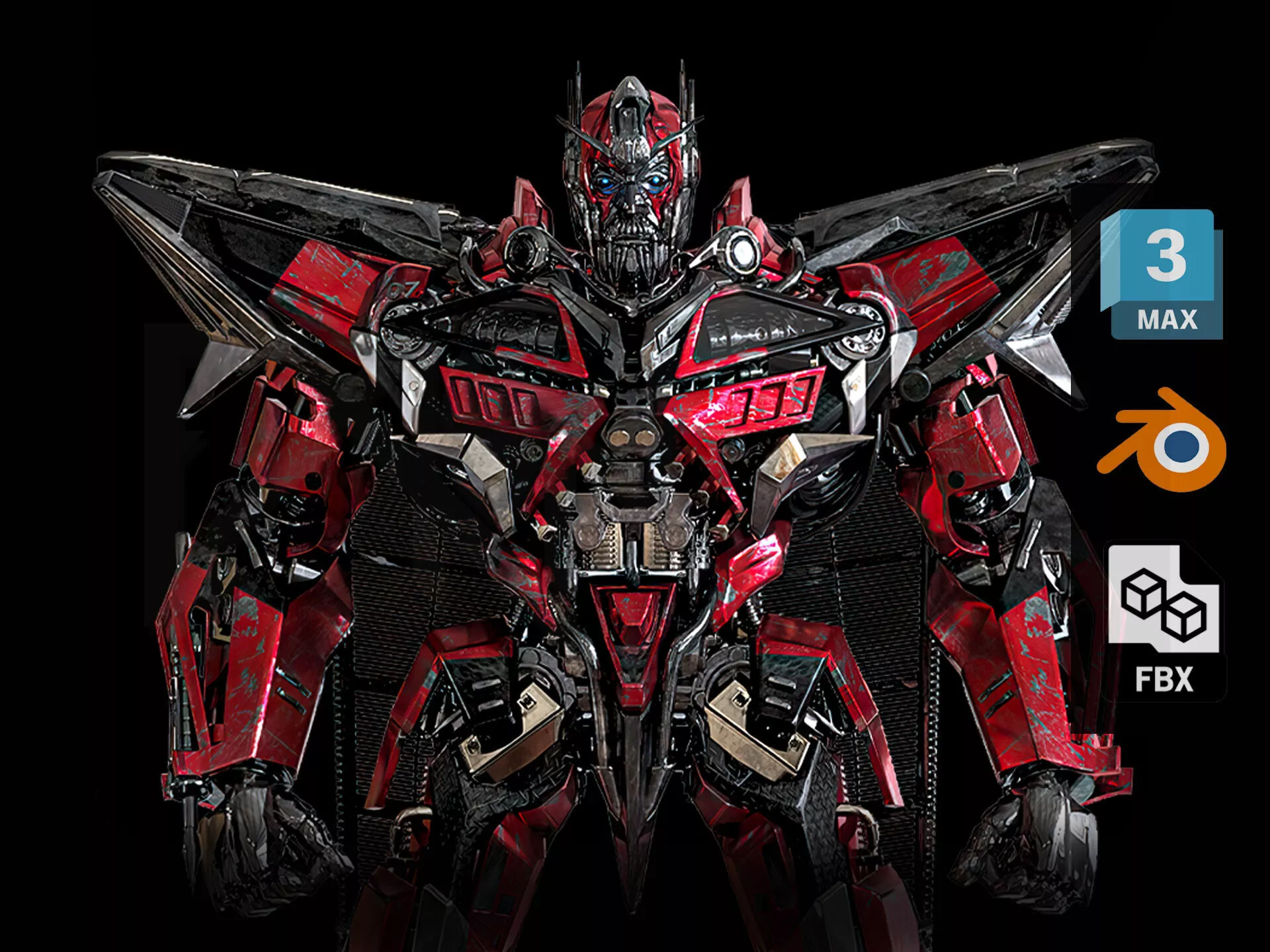 Transformers Sentinel Prime DOTM 3D model 3D model