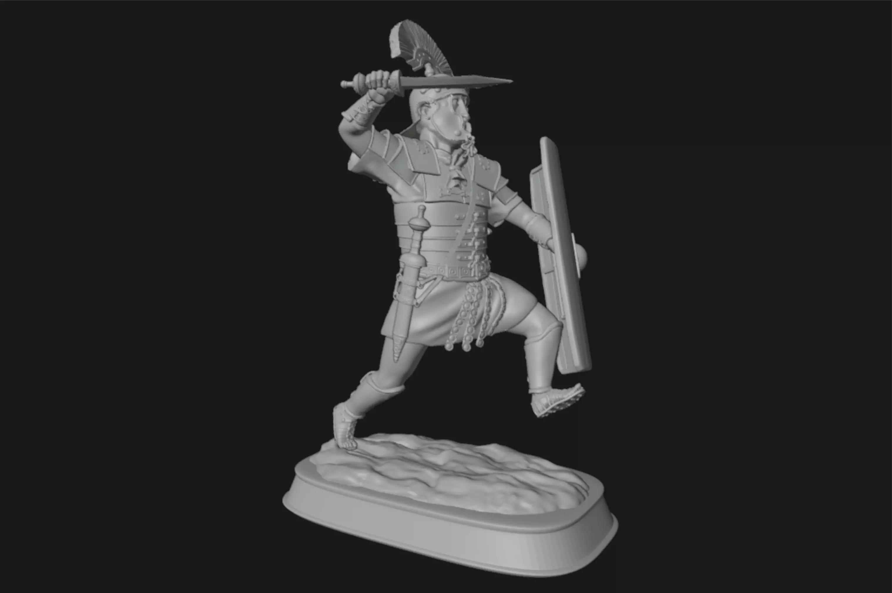 Roman legionary 3D print model