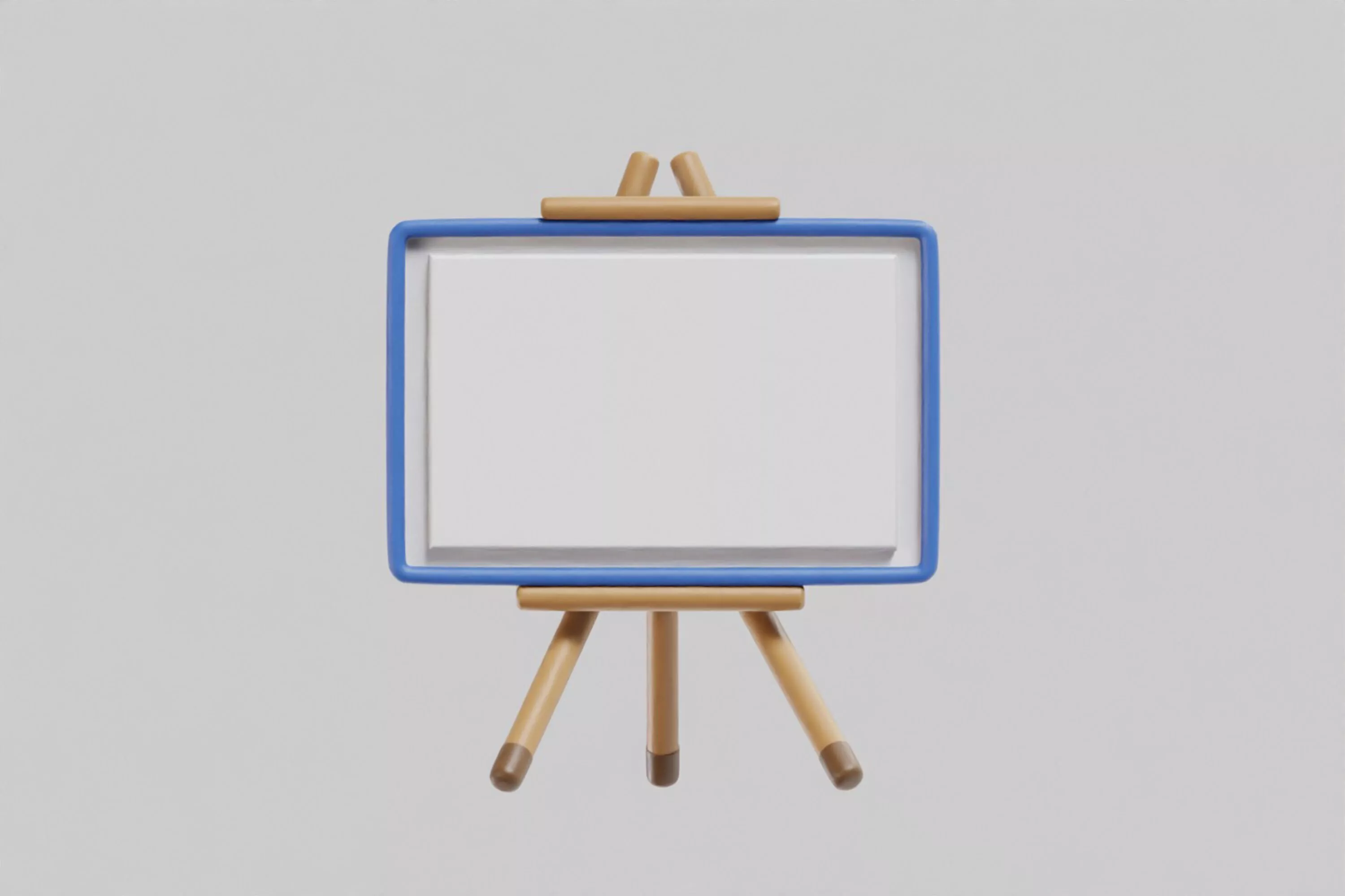 Whiteboard Low-poly 3D model