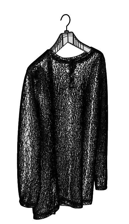 T-shirts for men 3D model_6