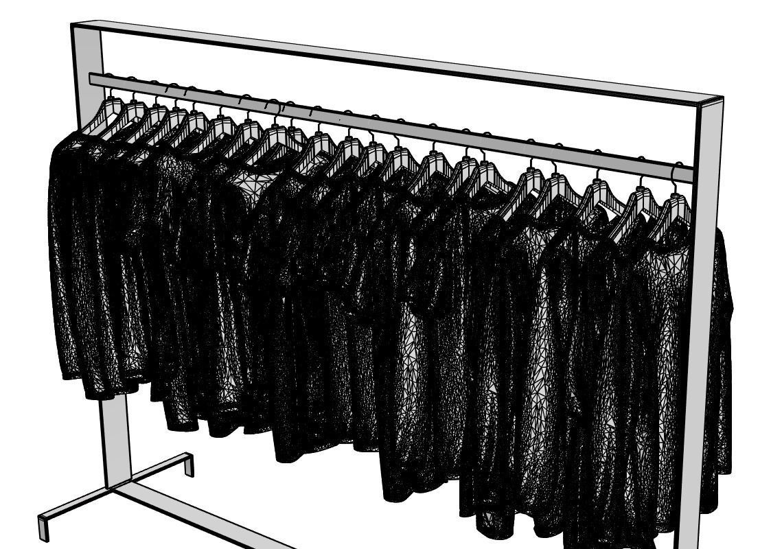 T-shirts for men 3D model_5