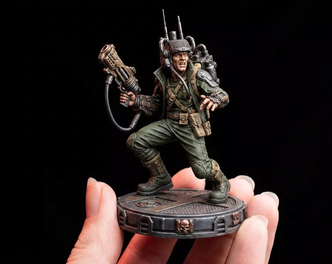 Colonial Vanguard - Sci-Fi Bug Hunter STL 3D print model