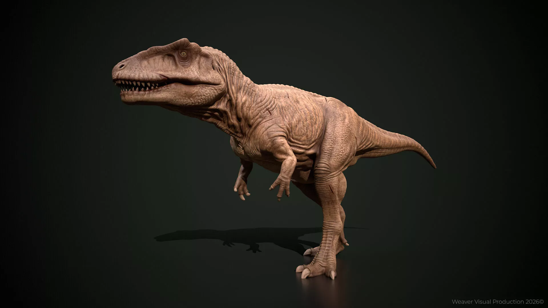 Prehistoric Creatures Pack Vol 01 - Giganotosaurus 3D model