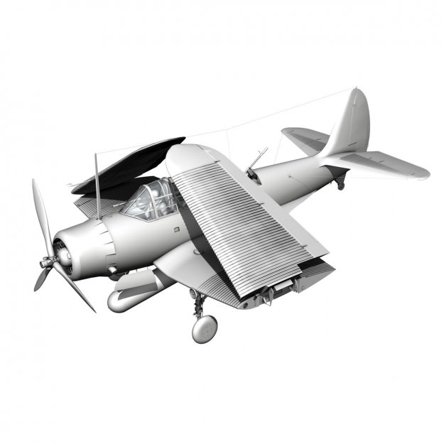 Douglas TDB-1 Devastator 3D model_14