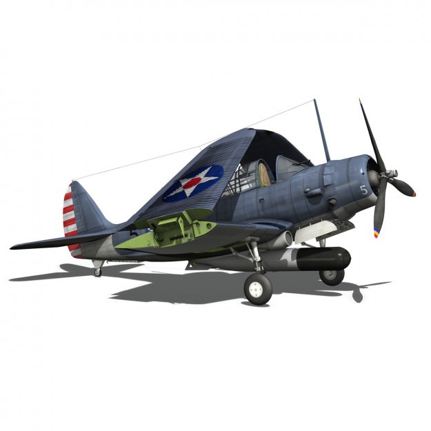 Douglas TDB-1 Devastator 3D model_5