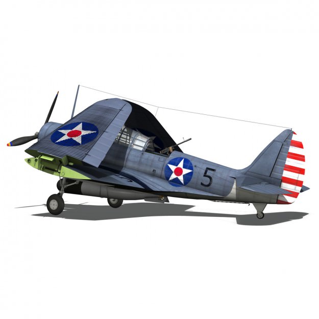 Douglas TDB-1 Devastator 3D model_3