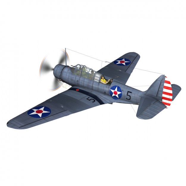 Douglas TDB-1 Devastator 3D model_9