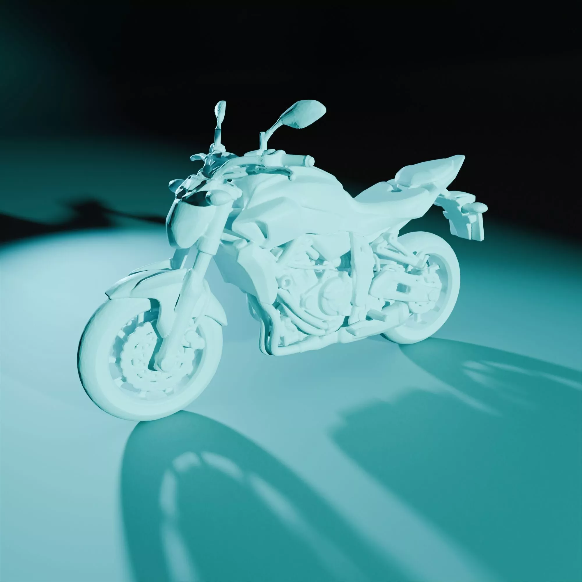 Yamaha MT07 2014 2019 STL Printable 3D print model