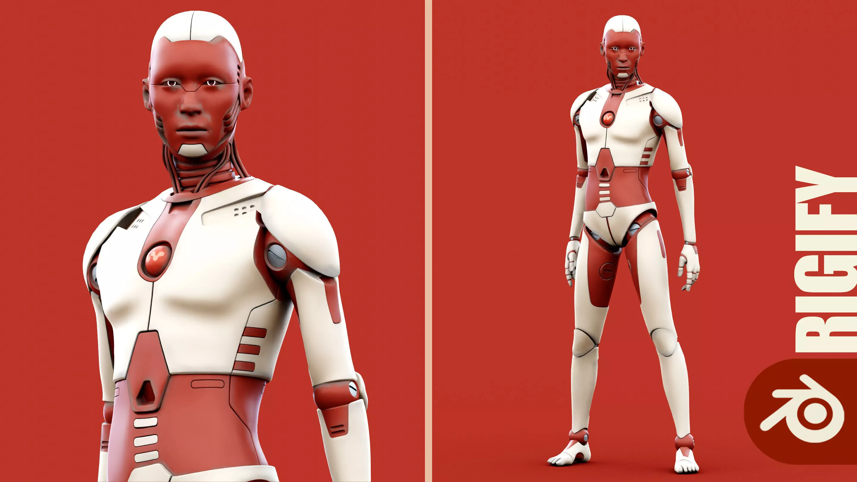 i-HOMO 10 RIGGED 3D model
