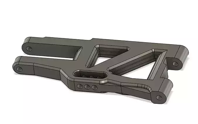 3Dパーツオーダーページ Kyosho Lazer LA32 Front Axle Box 3D model
