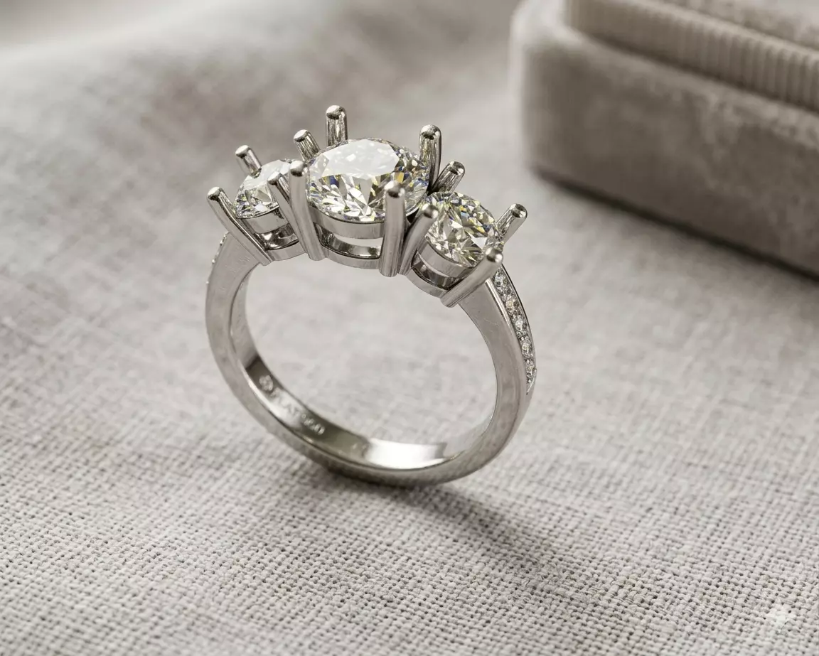 Solitaire engagement ring Model 8674 3D print model
