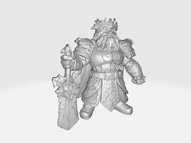 Clash of Clans Golden Visual King 3D print model