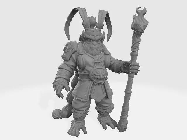 Clash of Clans Primate King Skin Legendary 3D print model