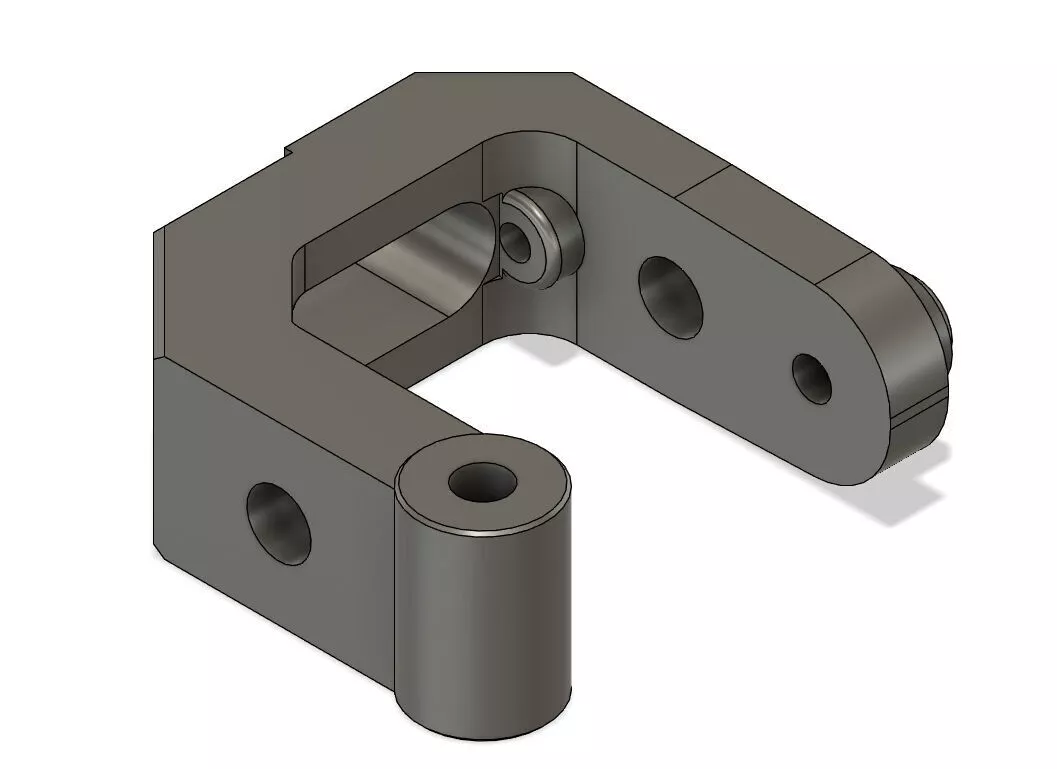 Kyosho Lazer ZX ZXR LA27 and LA59 Front hub carrier 3D print model