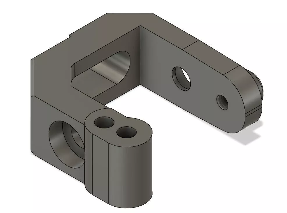 Kyosho Lazer ZX ZXR LA27 and LA59 Front hub carrier 3D model 3D