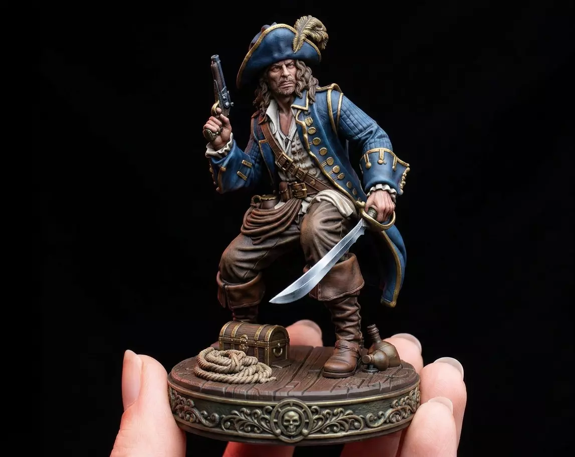 Dread Captain - Pirate Lord STL 3D print model