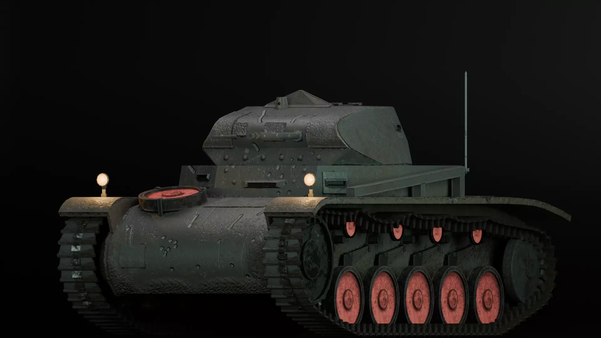 Panzer II Free low-poly 3D model