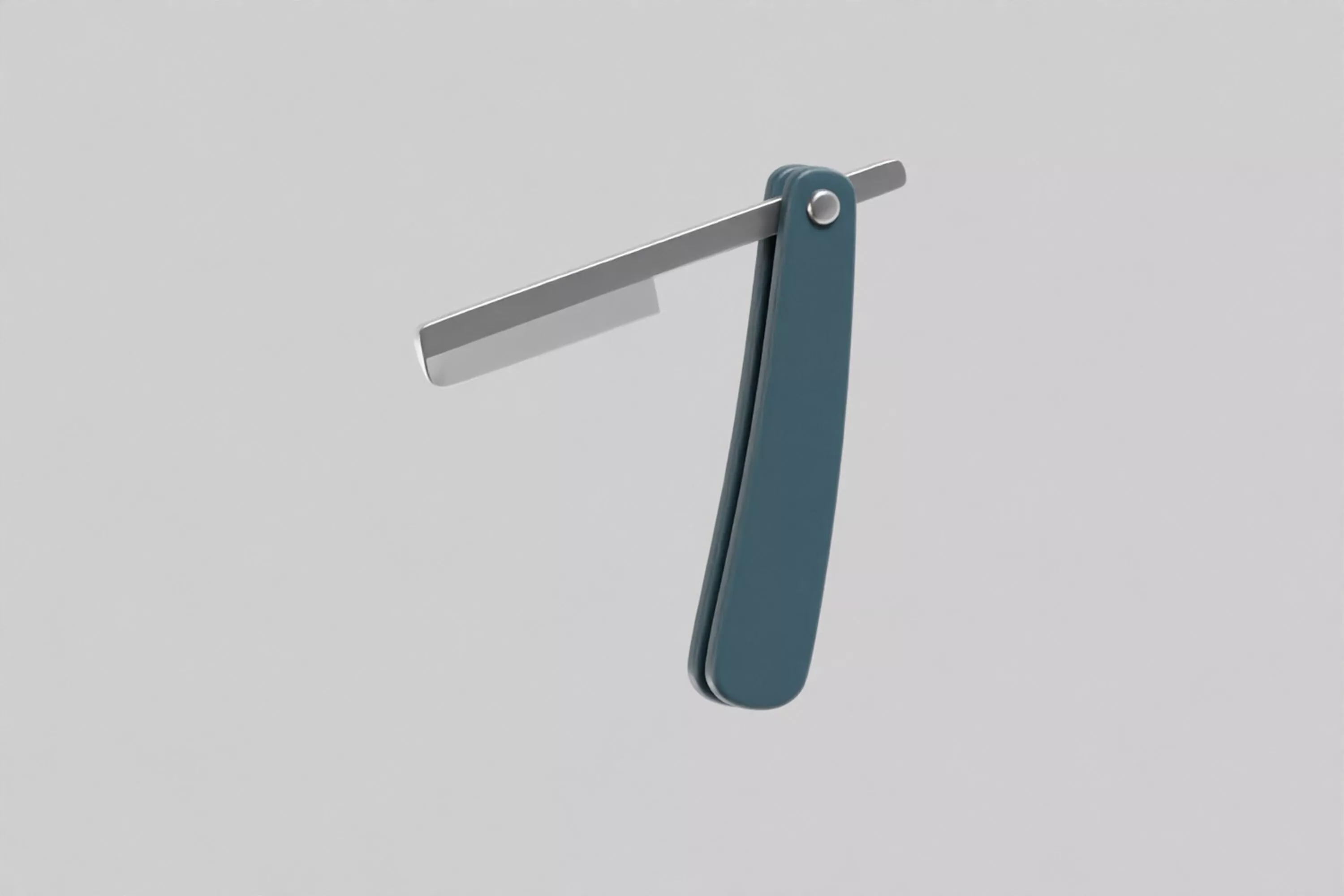 Barber Razor Low-poly 3D model
