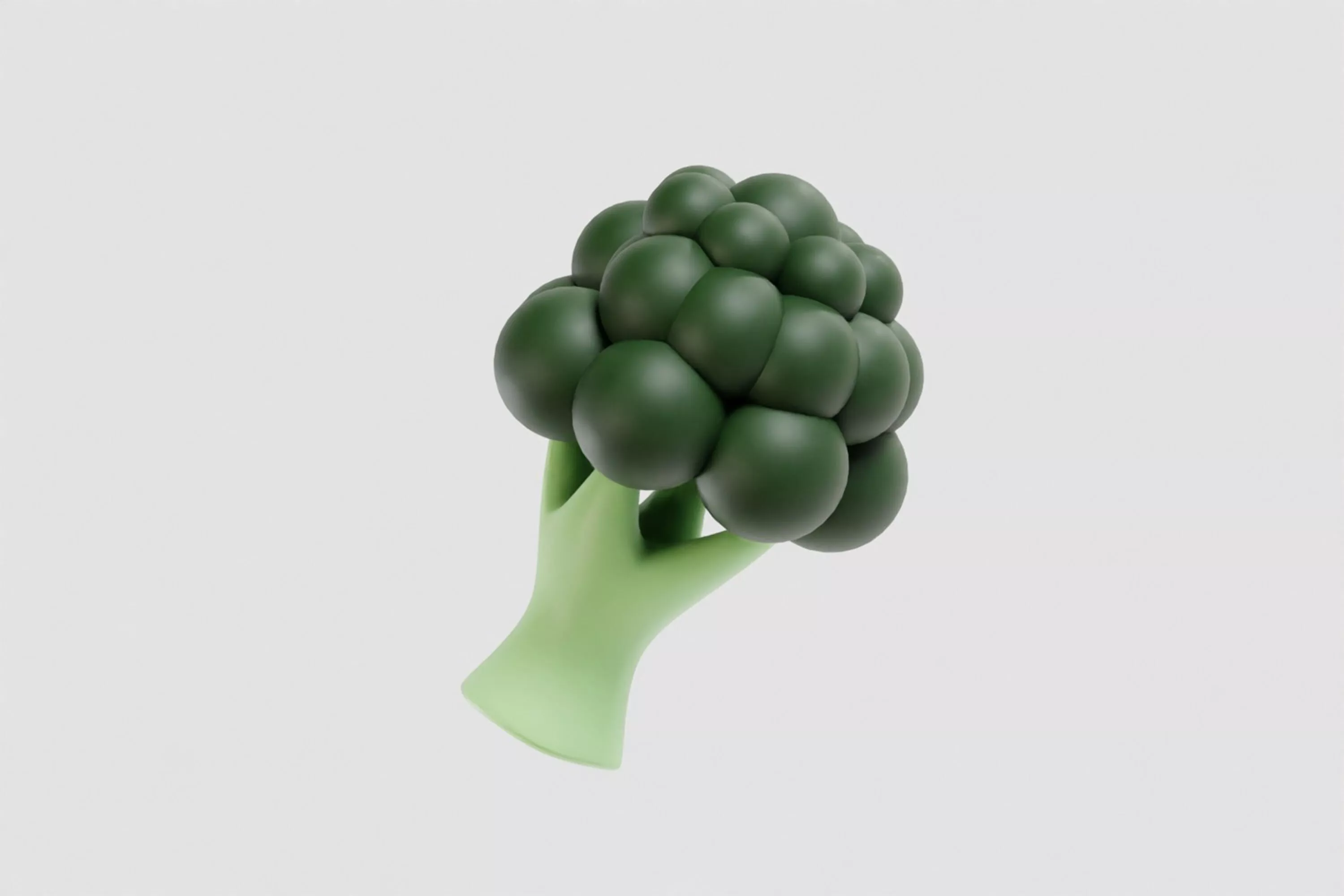 Broccoli Low-poly 3D model