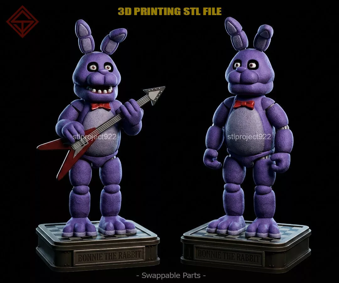 Bonnie the Rabbit 3D print model