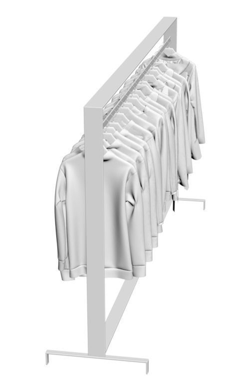 Various types of jackets  3D model_1