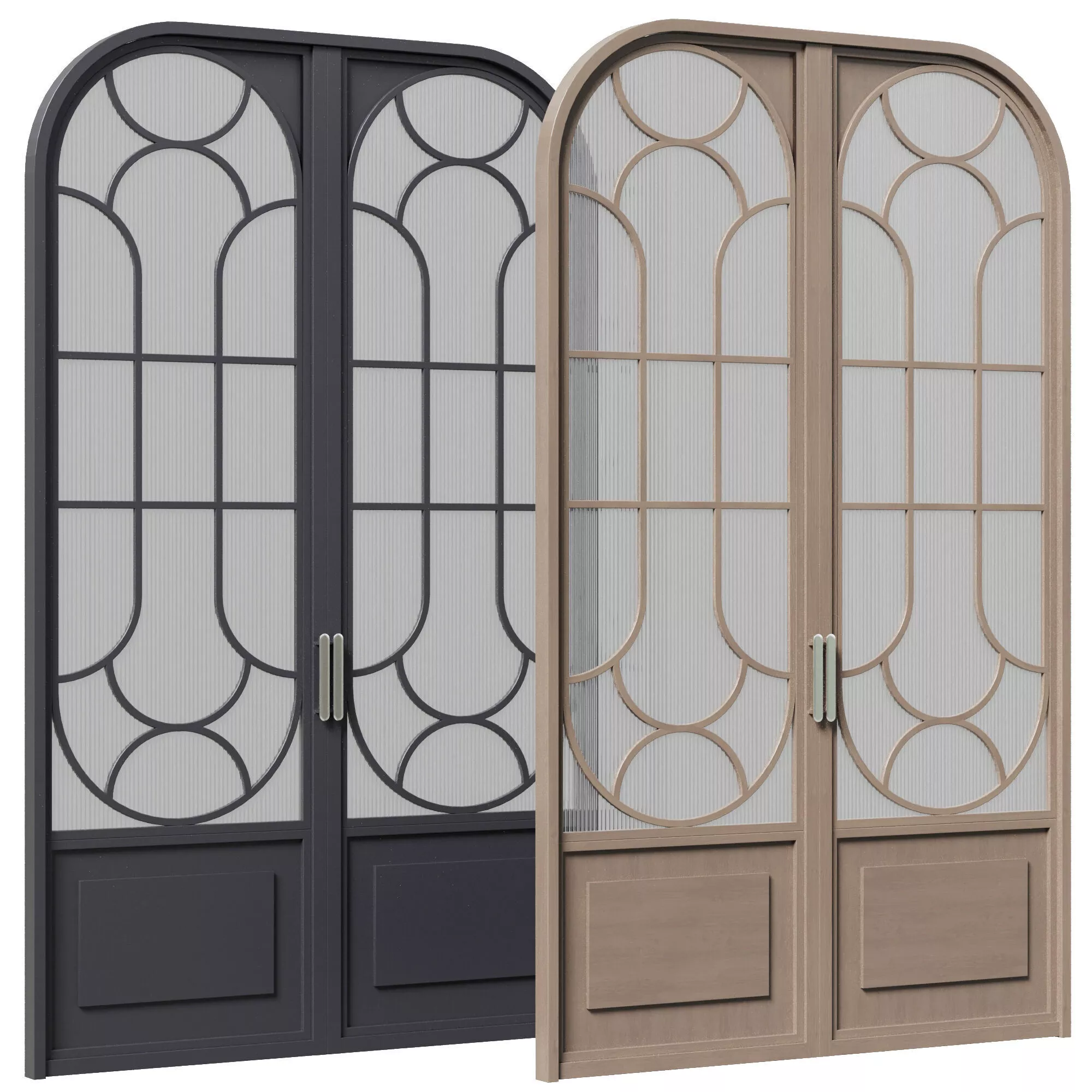 Entrance door set289 Free 3D model
