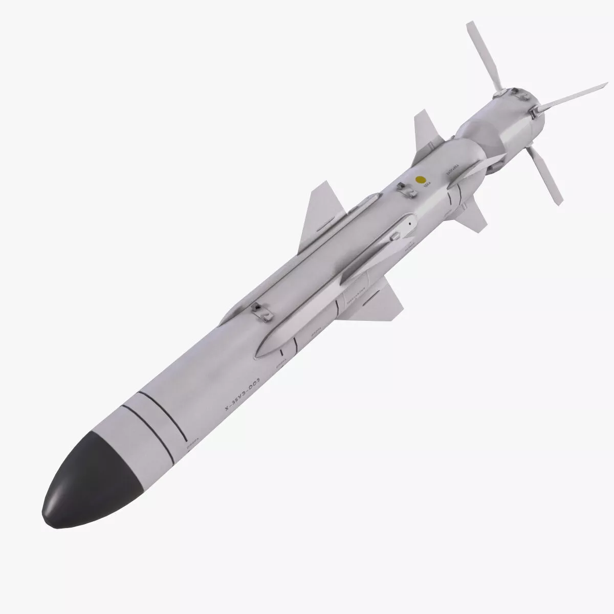 Anti-Ship Missile X-35U --52-- Low-poly 3D model