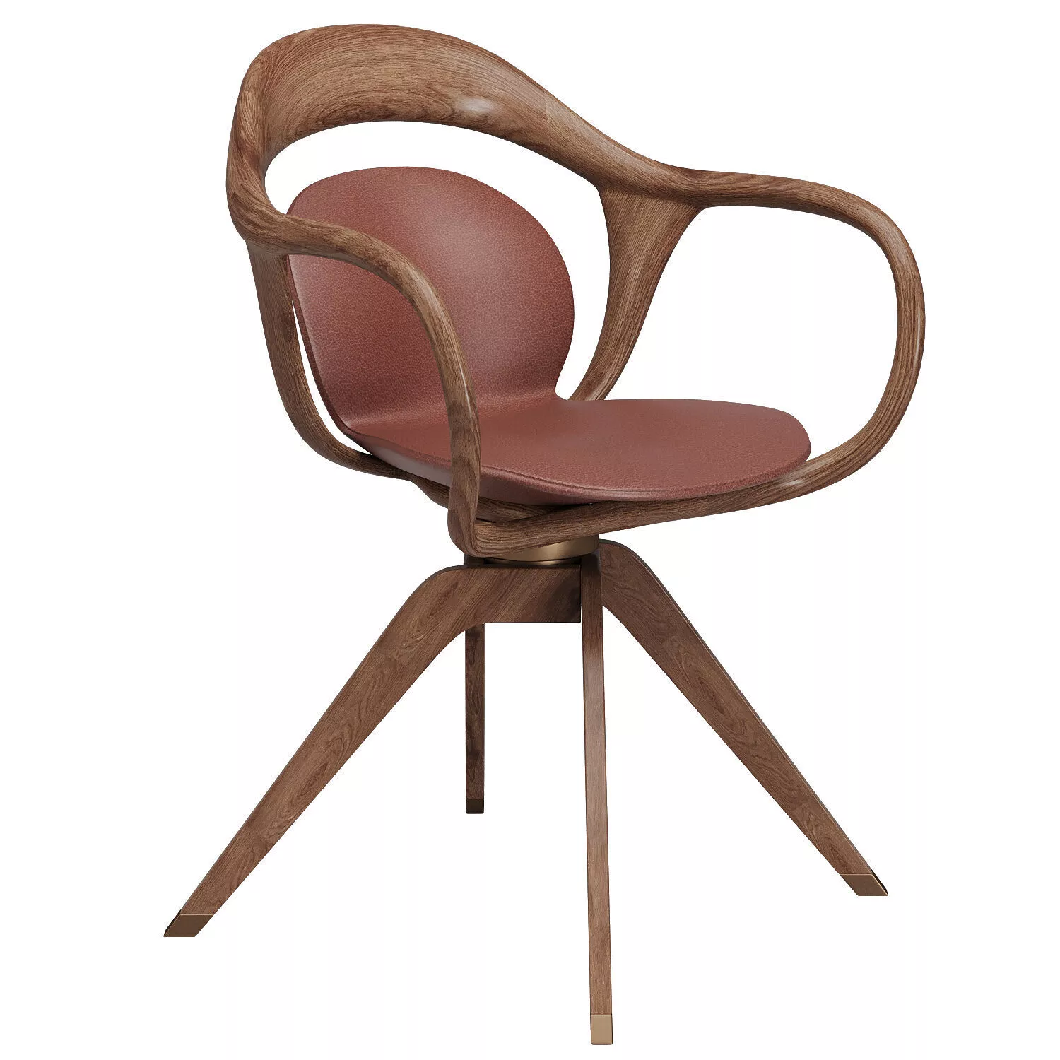Norah Swivel Armchair 3D model