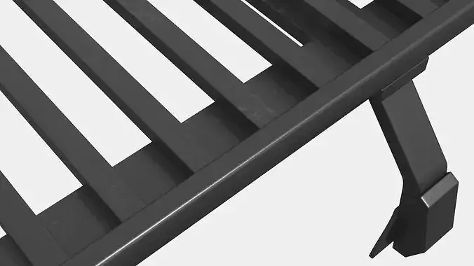 SUV Roof Cargo Platform 3D model 5