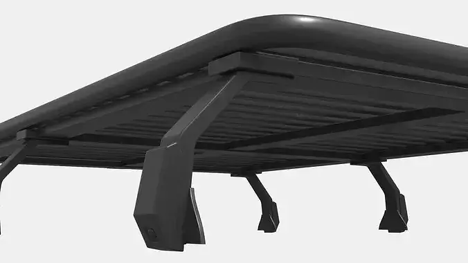 SUV Roof Cargo Platform 3D model 4