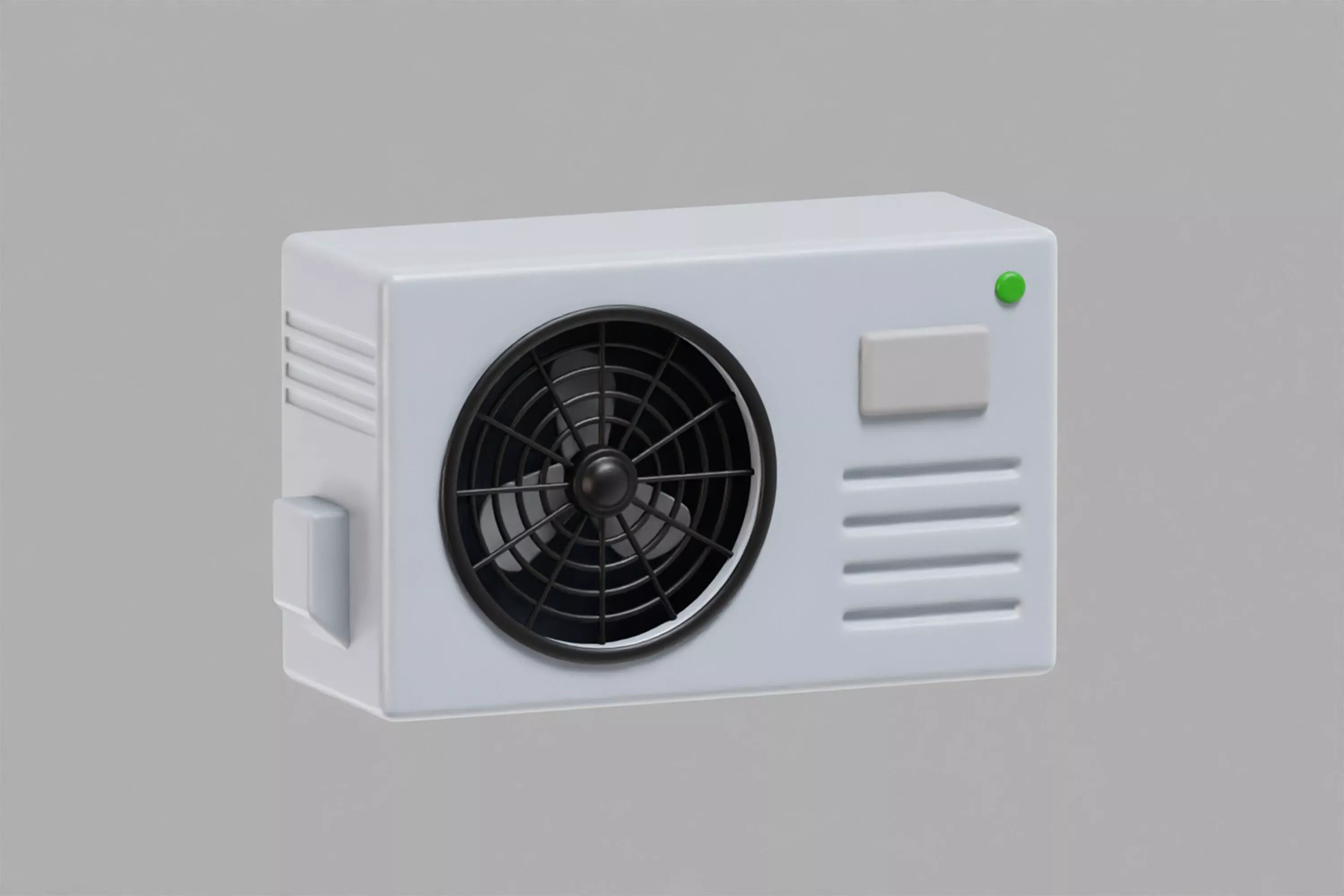 Heat Pump Low-poly 3D model