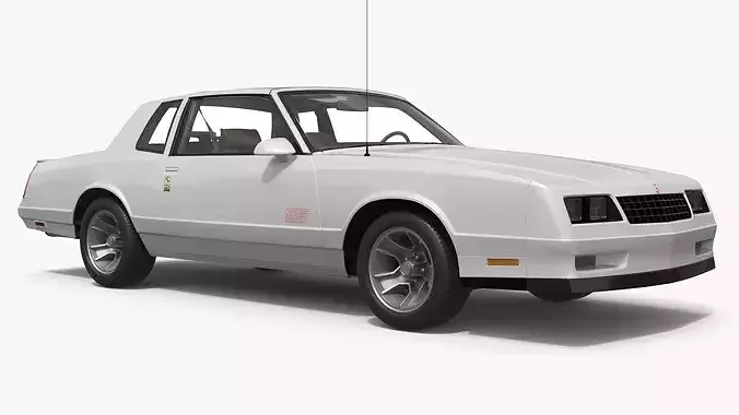 Chevrolet Monte Carlo SS Classic Coupe Vintage 3D model