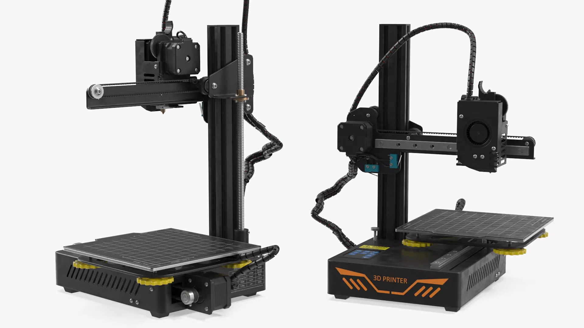 Mini Home 3D Printer Rigged for Cinema 4D 3D model
