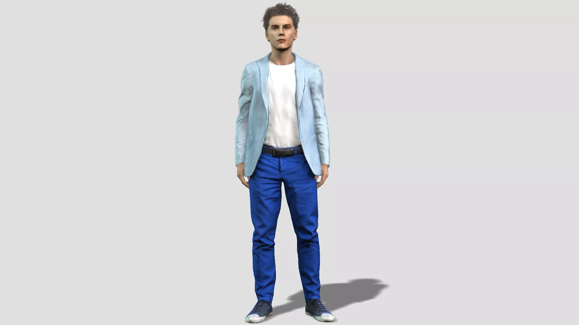 Realistic Boy Character 3D Model 3D model