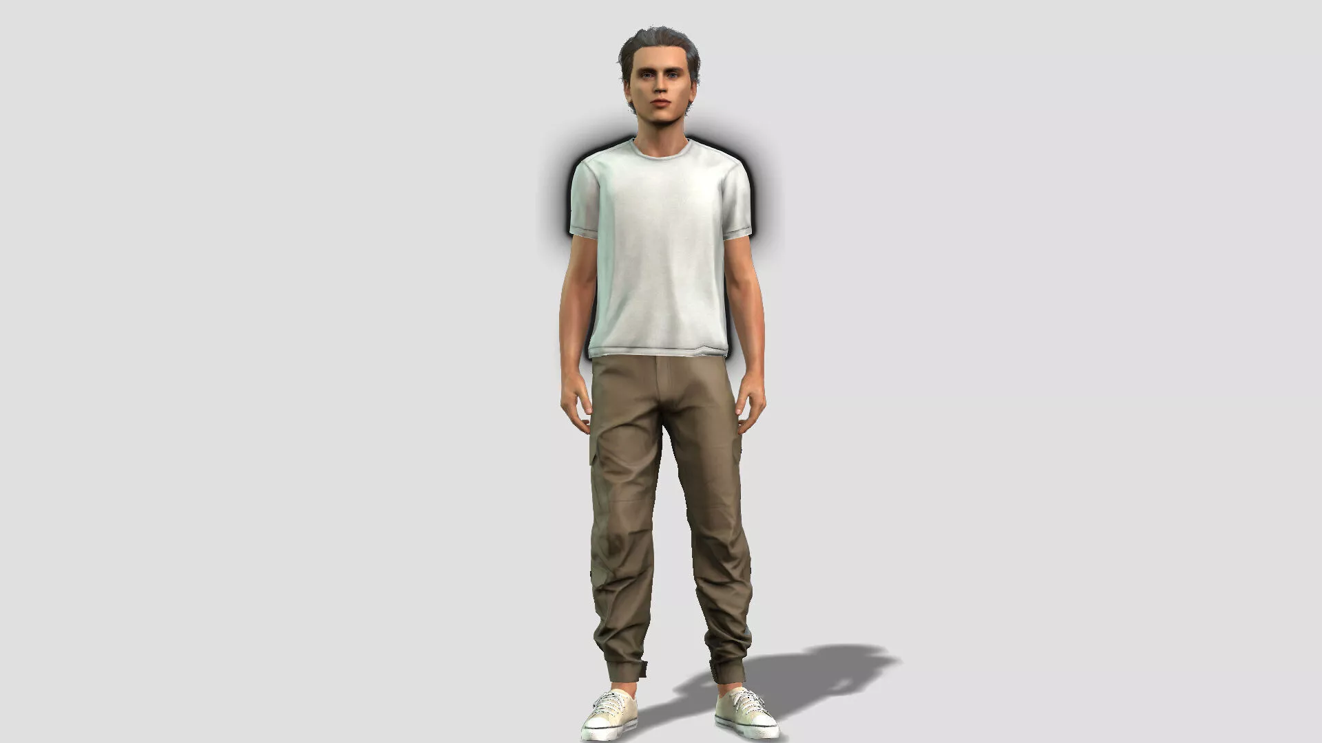 Stylized Male Character for Games 3D model