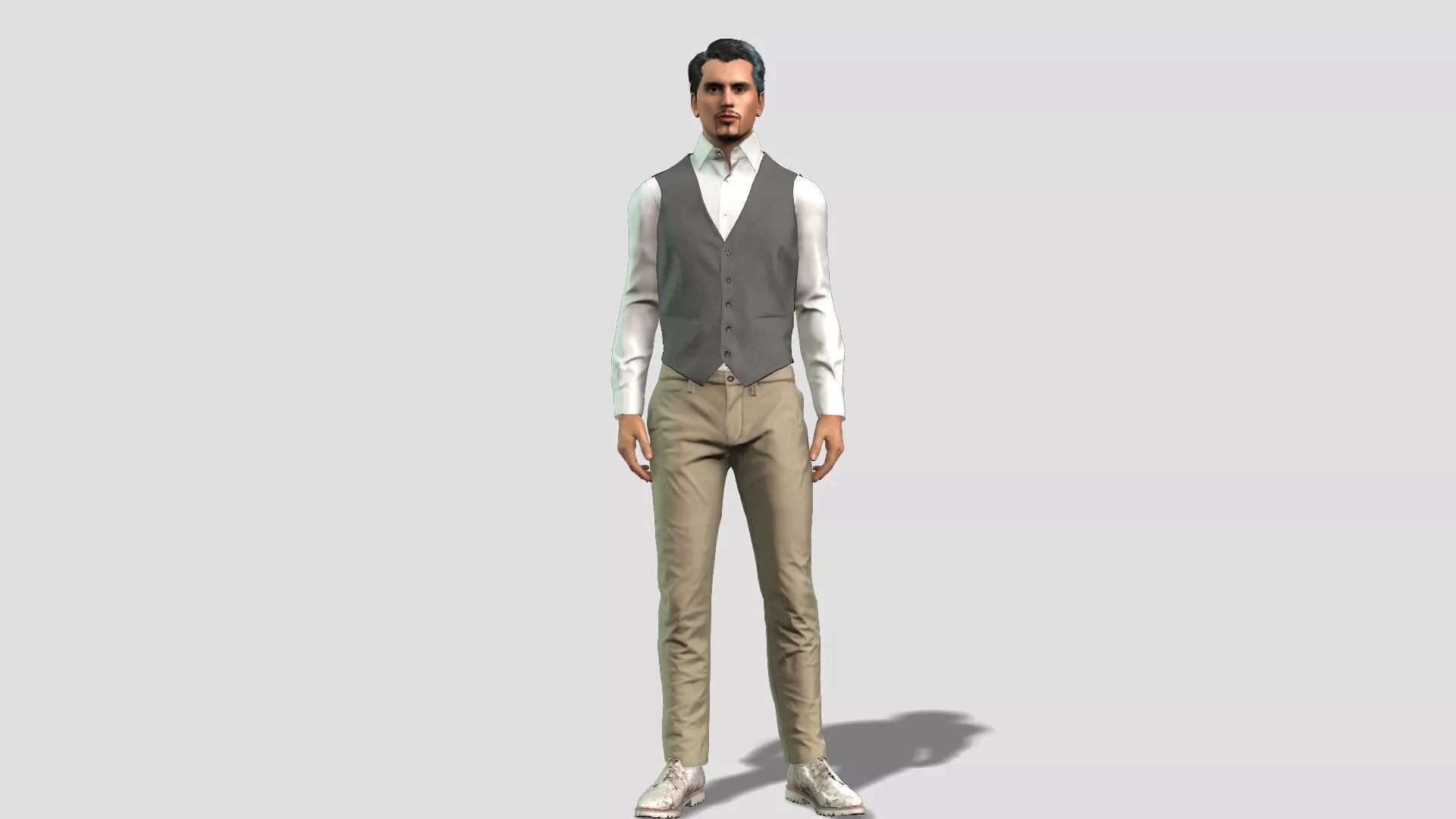 Detailed Male Character 3D model