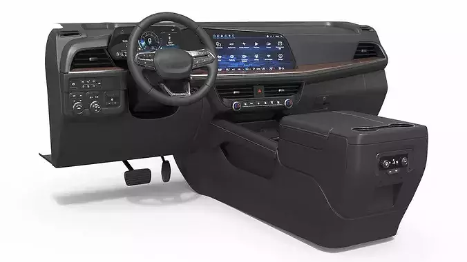 2025 Chevrolet Suburban Interior Dashboard 3D model