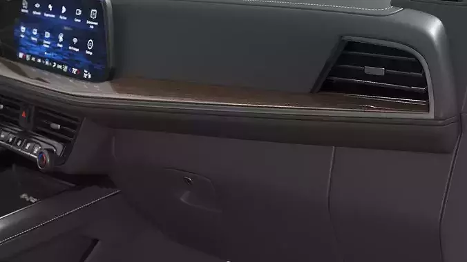 2025 Chevrolet Suburban Interior Dashboard 3D model 6